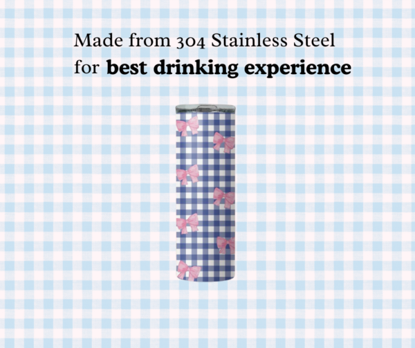 Chic Check Tumbler - Image 3