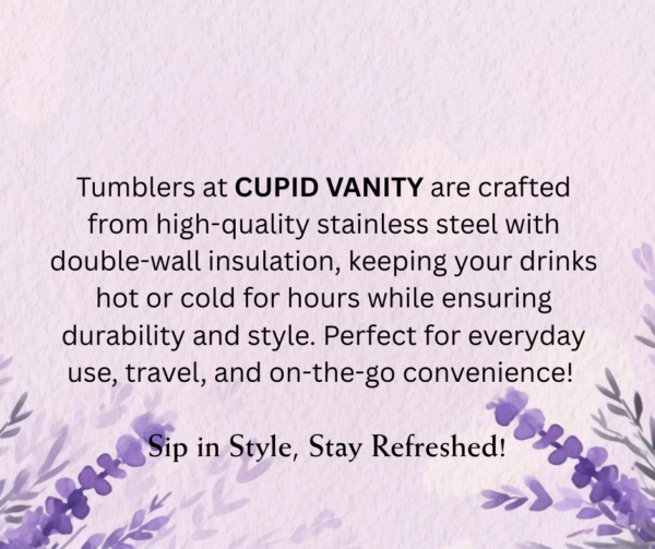 Lavender Love Tumbler - Image 5