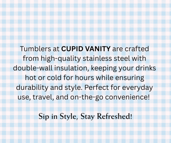 Chic Check Tumbler - Image 6