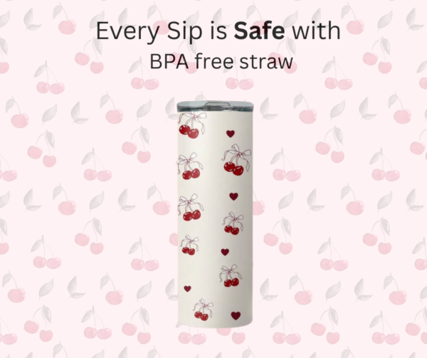 Cherry Elegance  Tumbler - Image 6