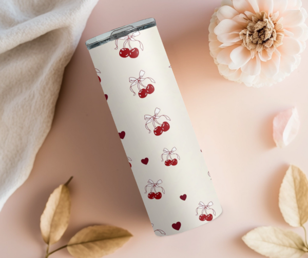 Cherry Elegance  Tumbler - Image 3