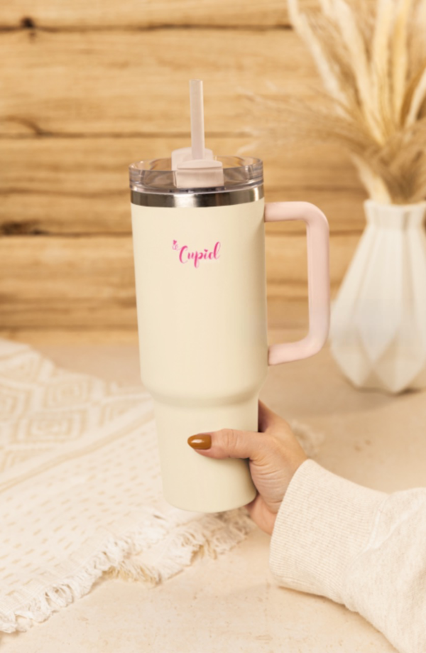 Rose quartz tumbler