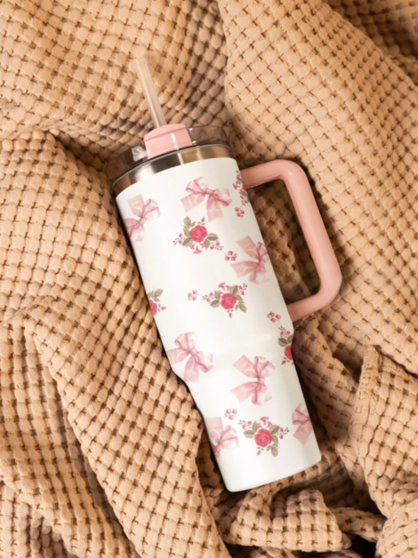 Blush Bloom Tumbler - Image 3