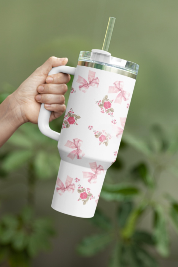 Blush Bloom Tumbler - Image 2